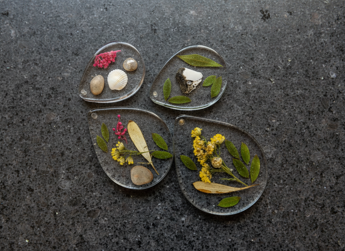Resin coasters — After